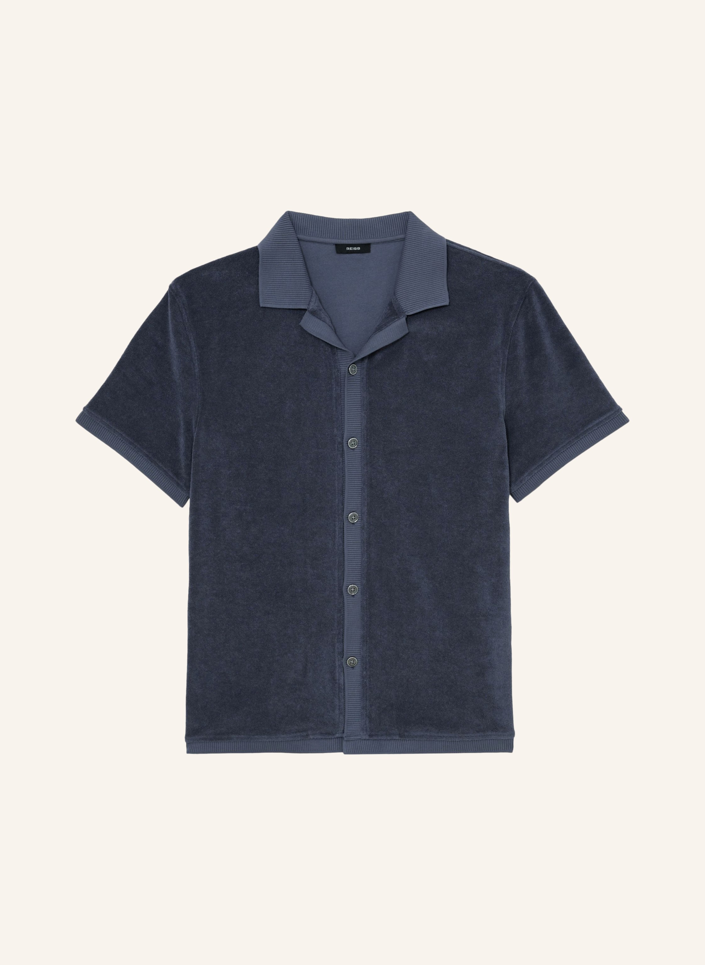 REISS Resorthemd EDEN Regular Fit aus Frottee