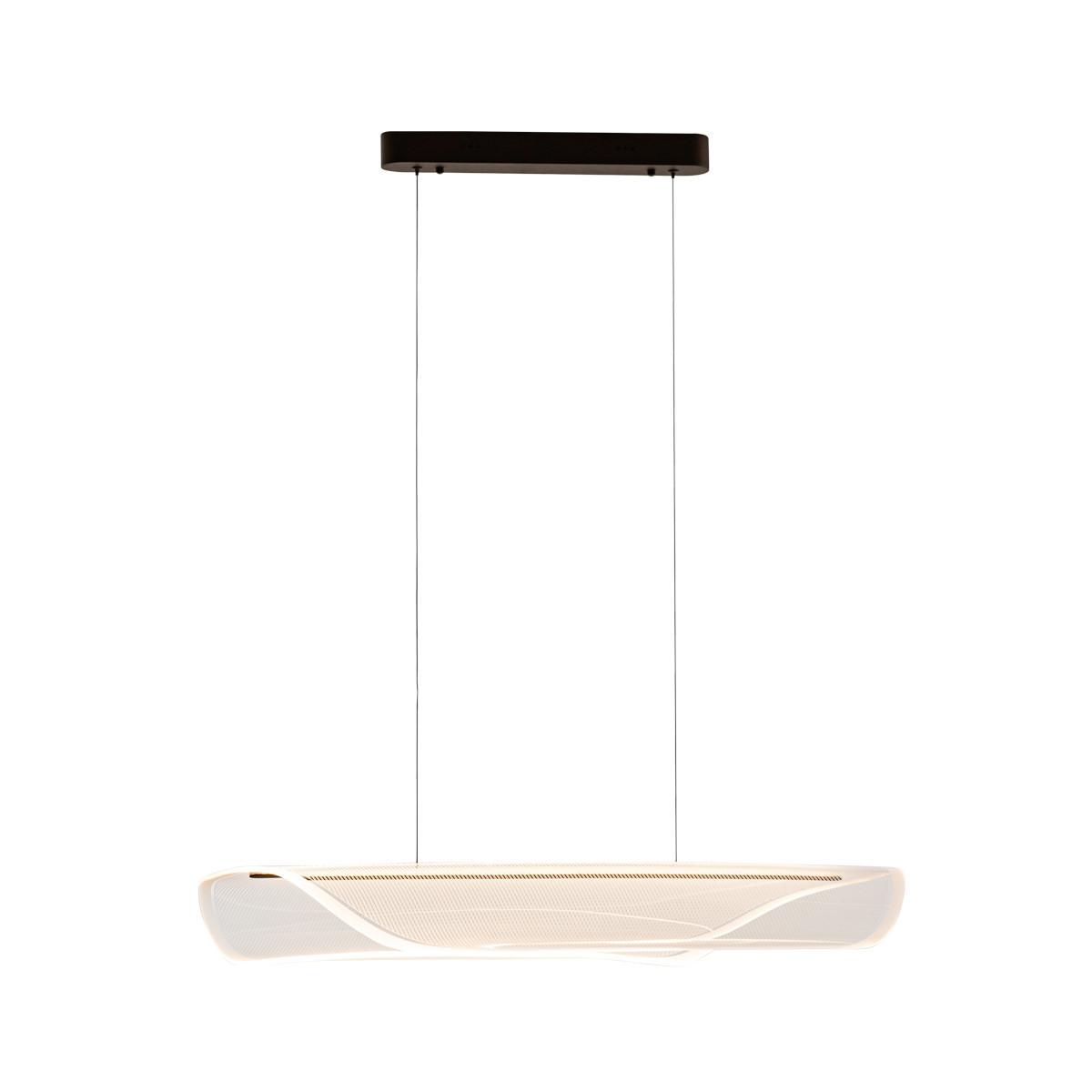 Lampa wisząca CASEL przezroczysto-kawowy LED 1x32W 3000K 1600lm Italux