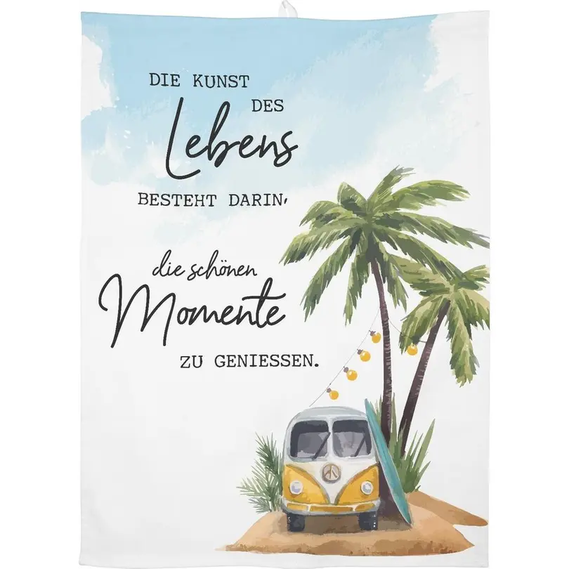 Küchentuch Die Kunst des Lebens