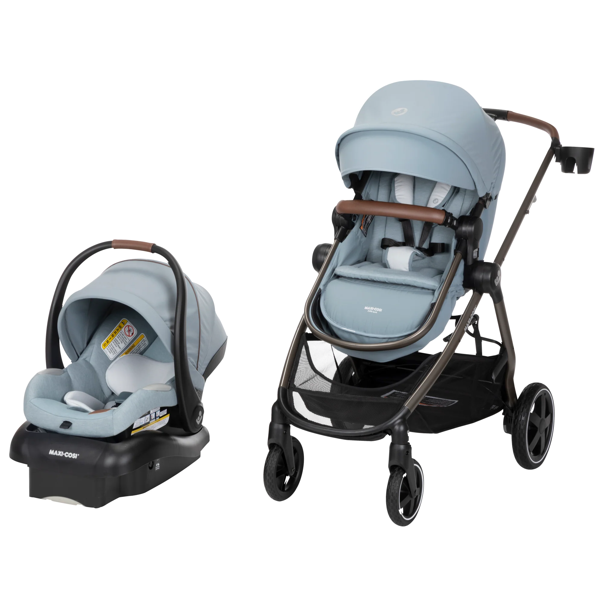 Maxi-Cosi Zelia™² Luxe 5-in-1 Modular Travel System, Baby Stroller and Car Seat Combo
