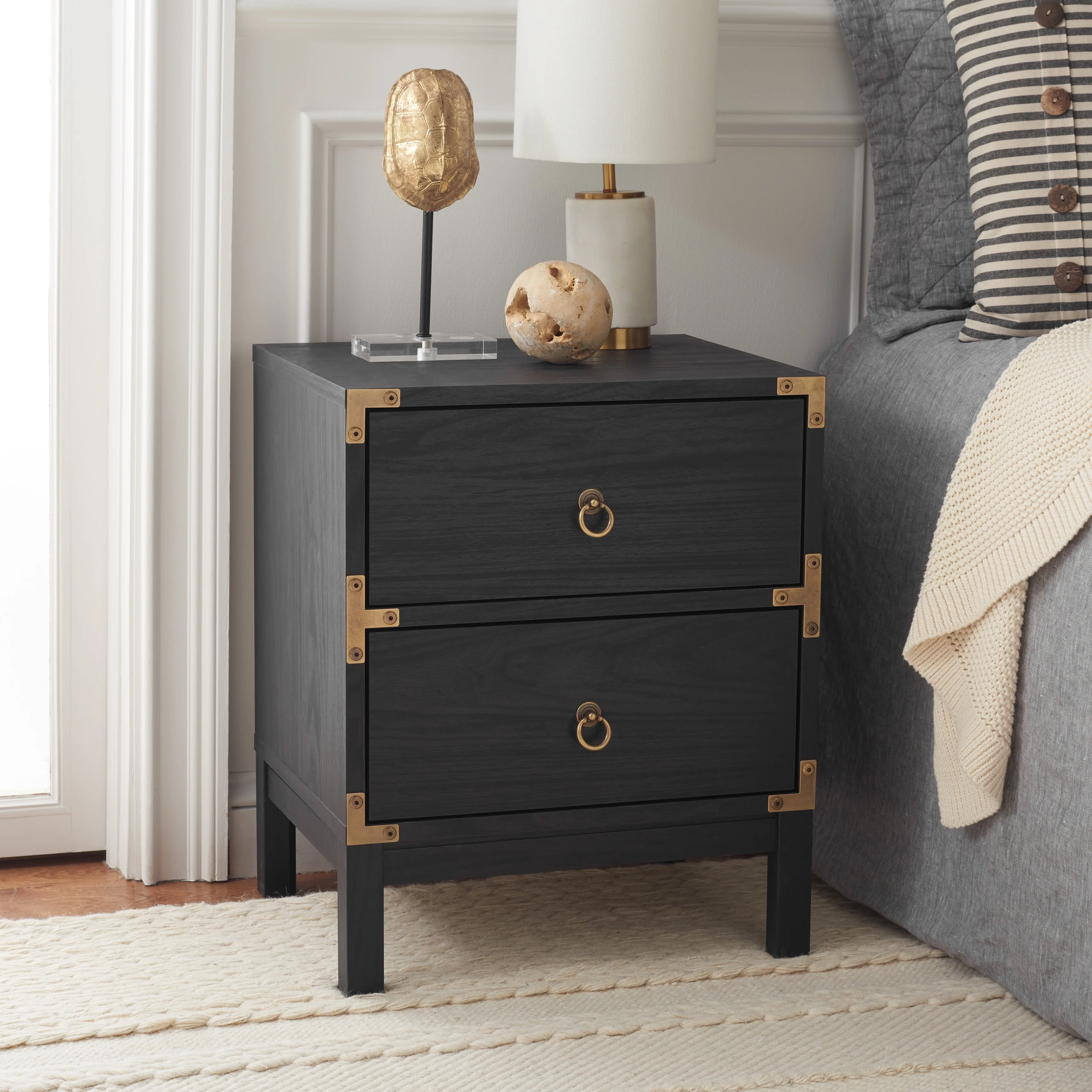 SAFAVIEH Zaria 2-Drawer Nightstand