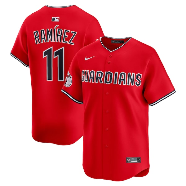 Jose Ramirez Cleveland Guardians Nike Alternate Limited Jersey - Red/White