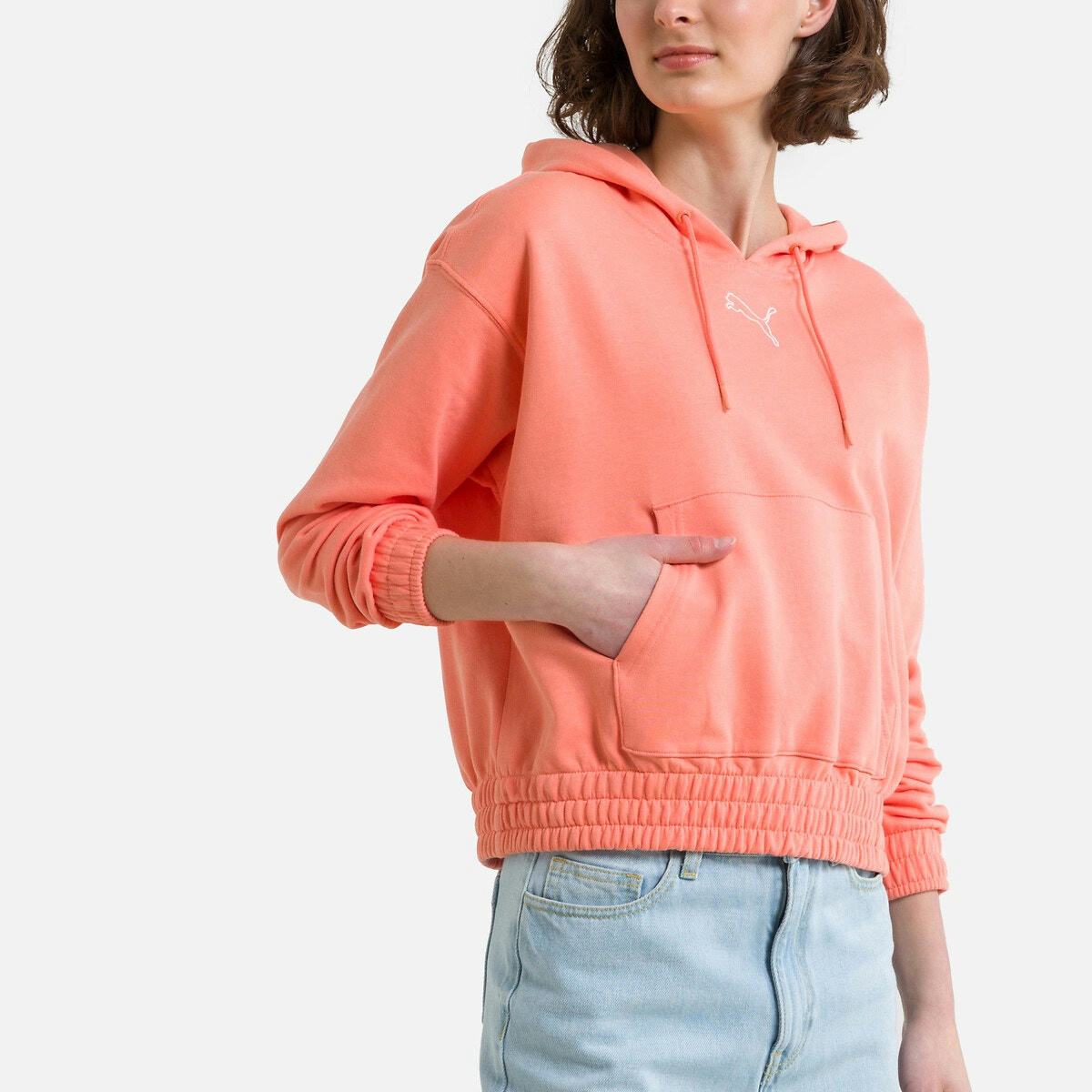 Sweat à capuche, poche centrale