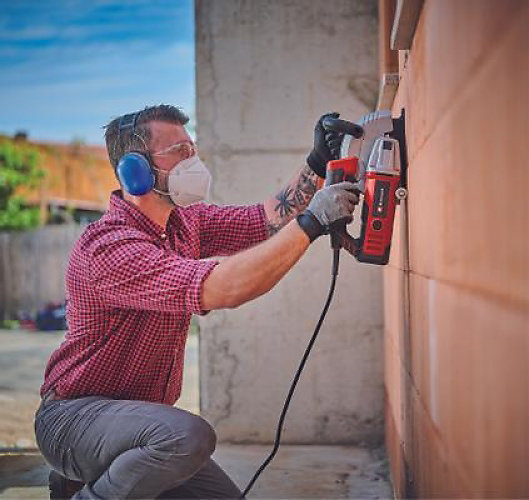 Einhell Rainureuse filaire TE-MA 1700W - câble 4m   malette de rangement et 4 disques à tronçonner