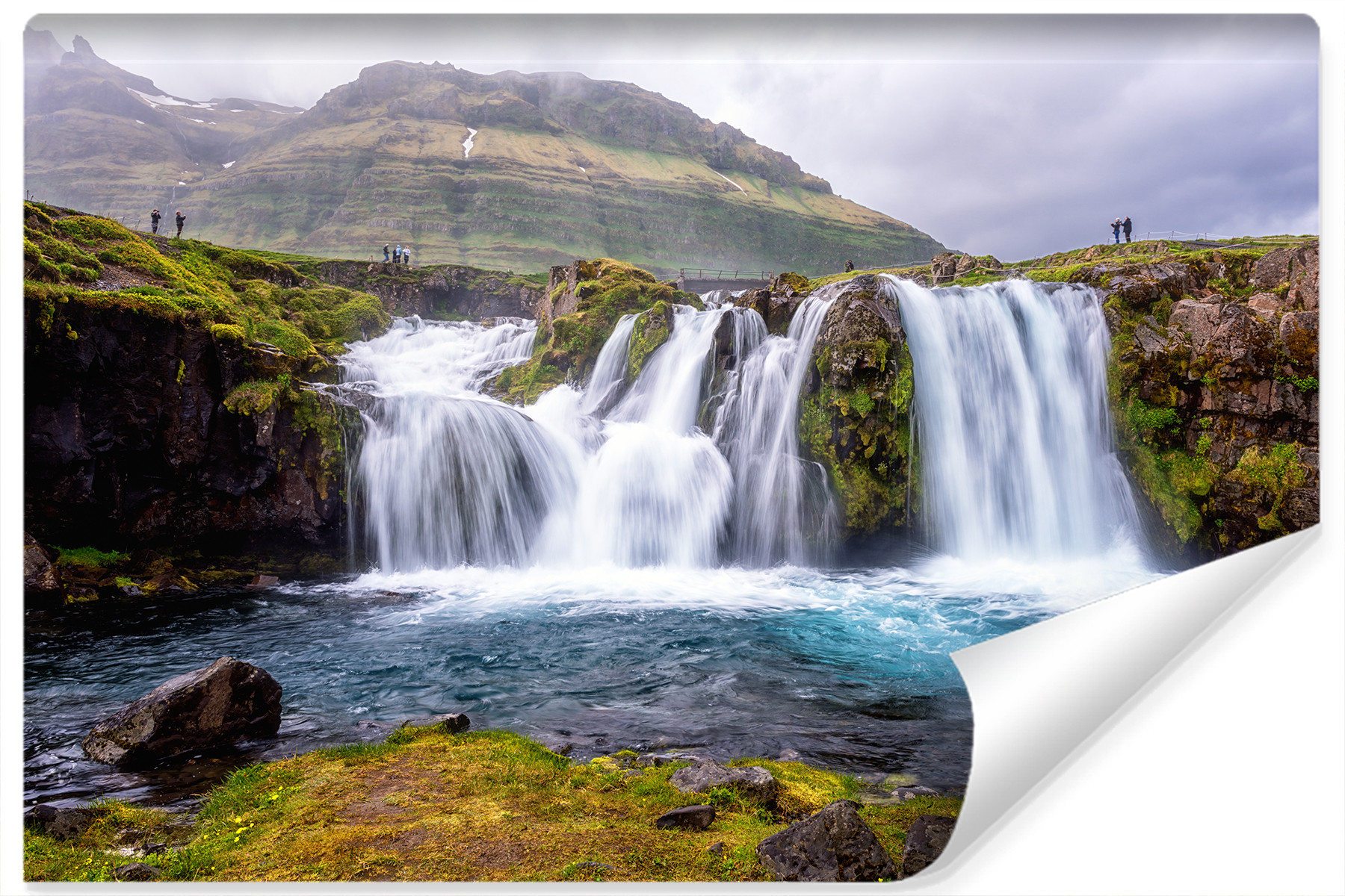 Fototapeta WODOSPAD Kirkjufellsfoss 3D 90x60cm
