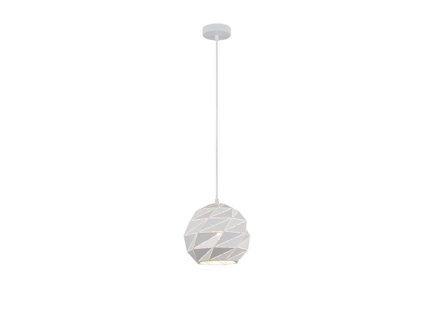 Lampa wisząca Palermo stalowa biała