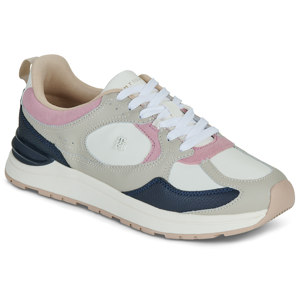 Tommy Hilfiger - CASUAL FASHION RUNNER MIX MAT - Beige / Pink