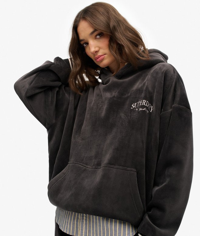 Country Club Velour Relaxed Hoodie
