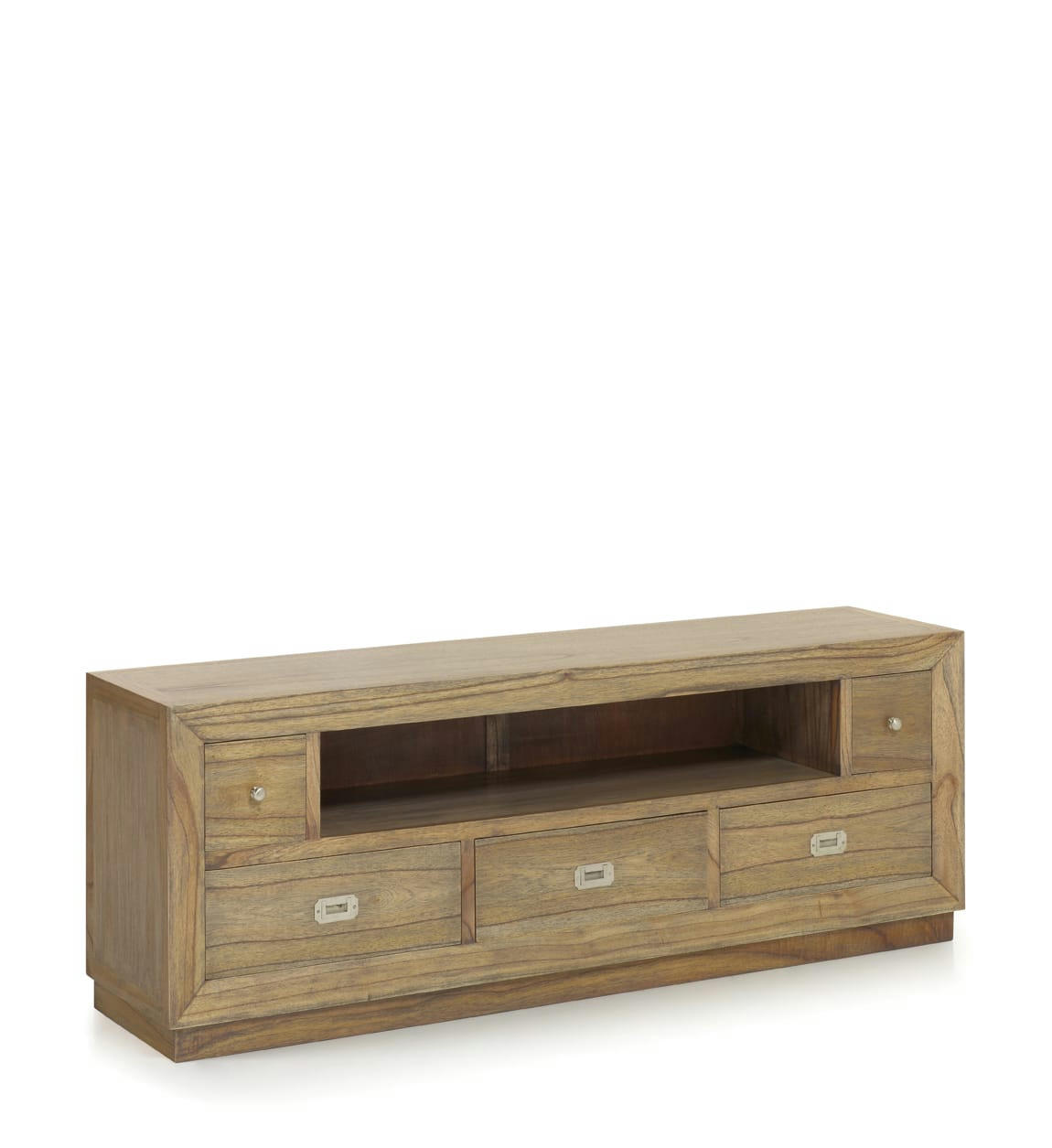 MERAPI - Meuble TV en bois marron L160