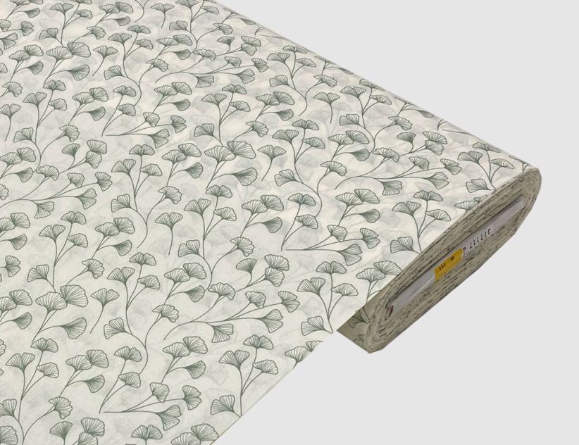 Dekostoff Ginkgo Grün