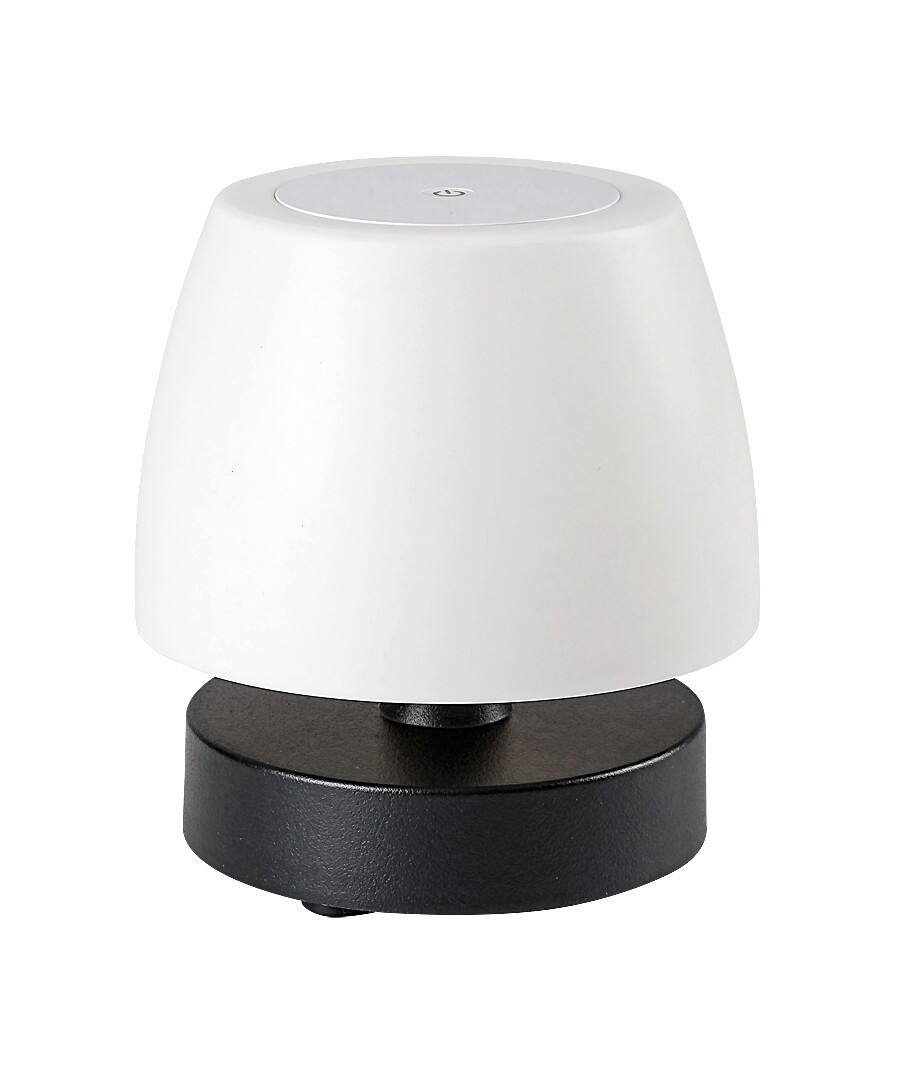 Lampa stołowaOdera czarno-biała LED 3W Ciepła biel wys:16cm Rabalux
