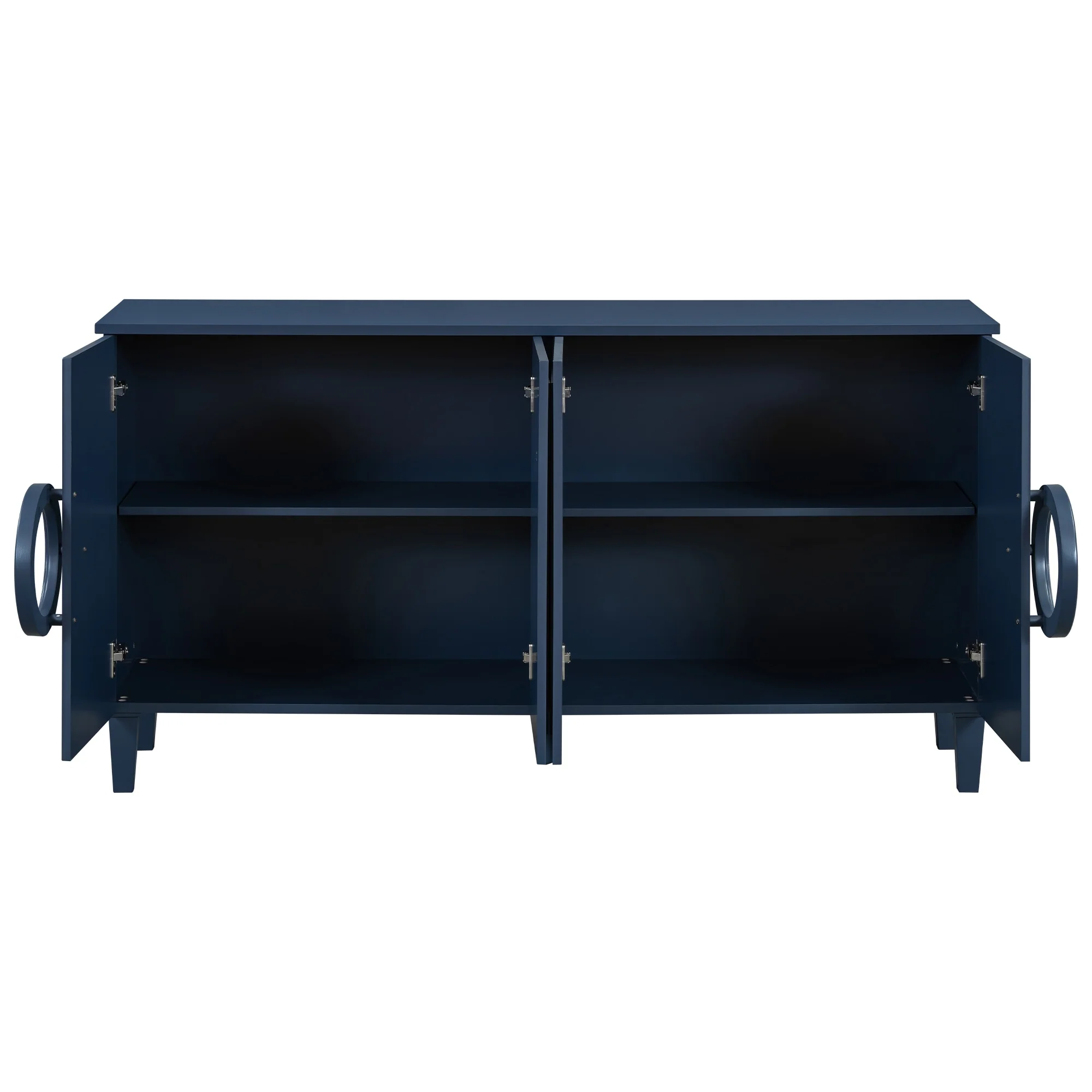 Four-door sideboard with French-Inspired