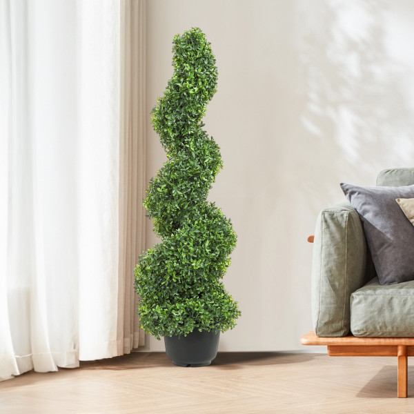 Sztuczna roślina sztuczny bukszpan topiary 2 szt 91 cm
