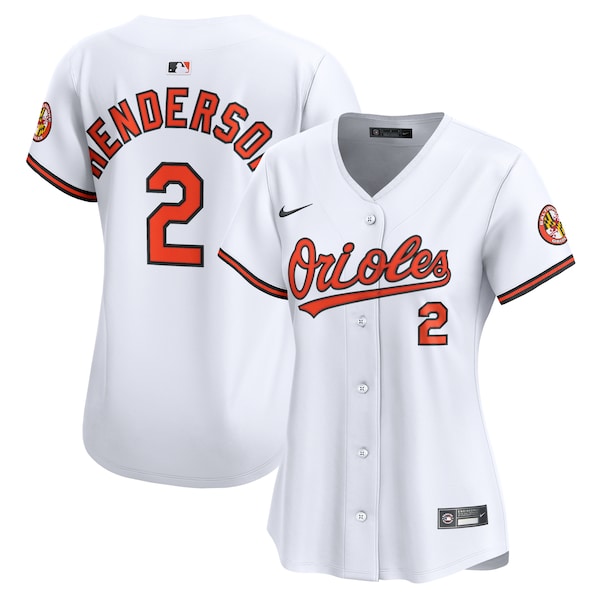 Gunnar Henderson Baltimore Orioles Nike Women's Home Limited Player Jersey – White