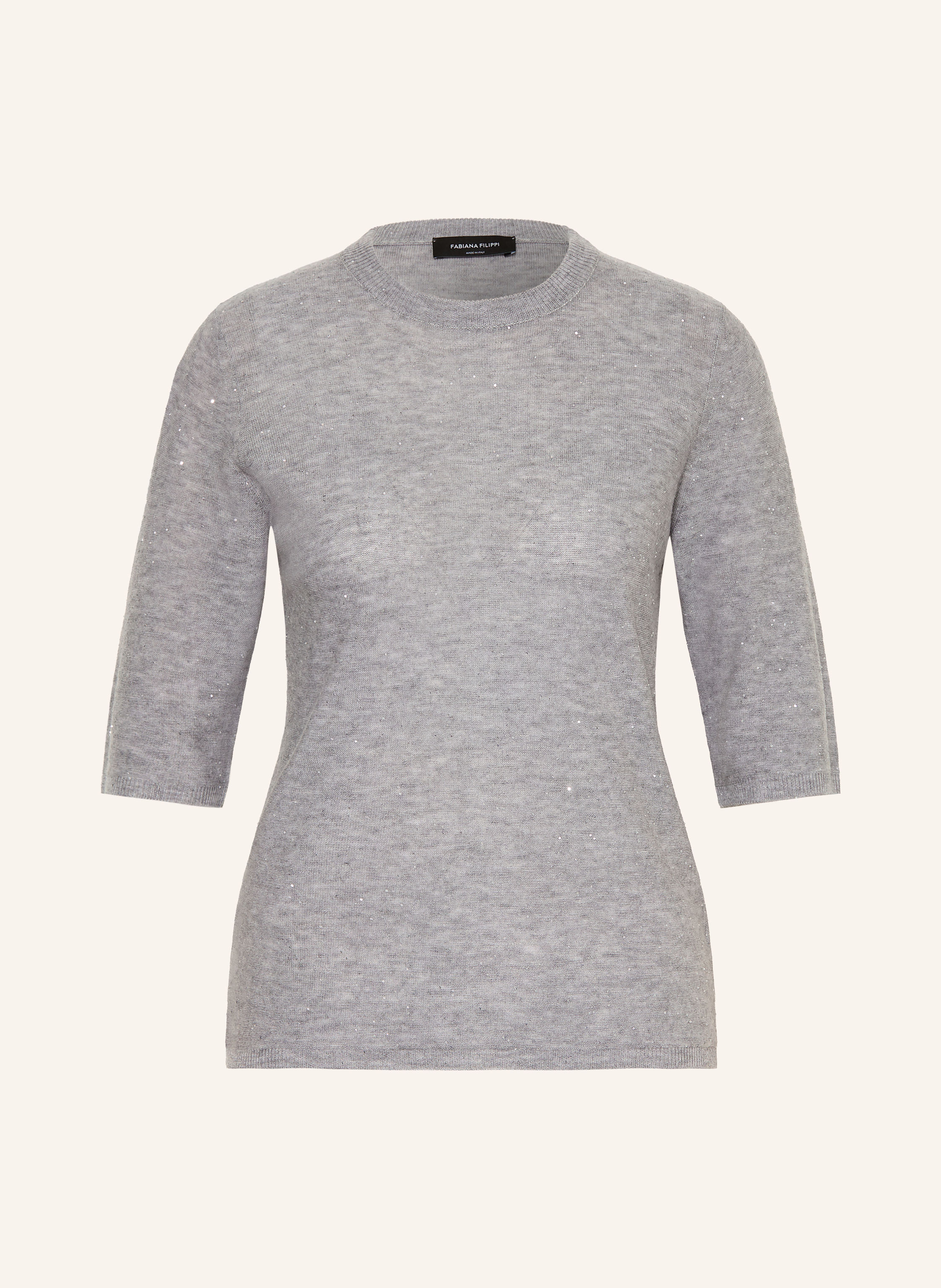 FABIANA FILIPPI Strickshirt mit Pailletten