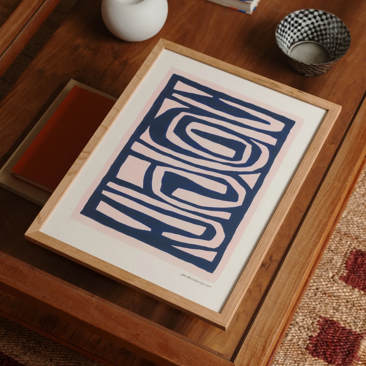 The Poster Club - Flowing von Leise Dich Abrahamsen, 30 x 40 cm