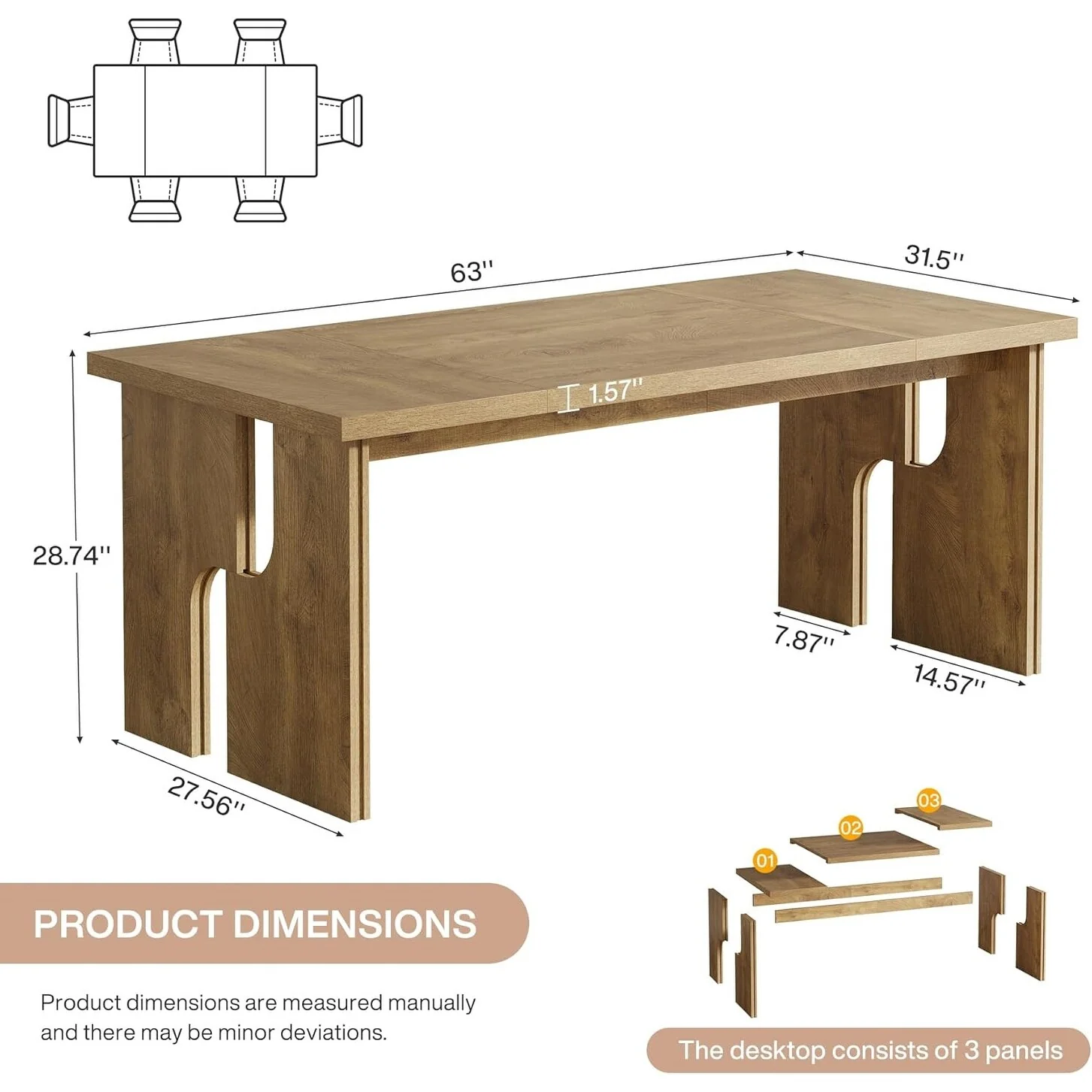 5 ft Conference Table Meeting Table Boardroom Seminar Furniture
