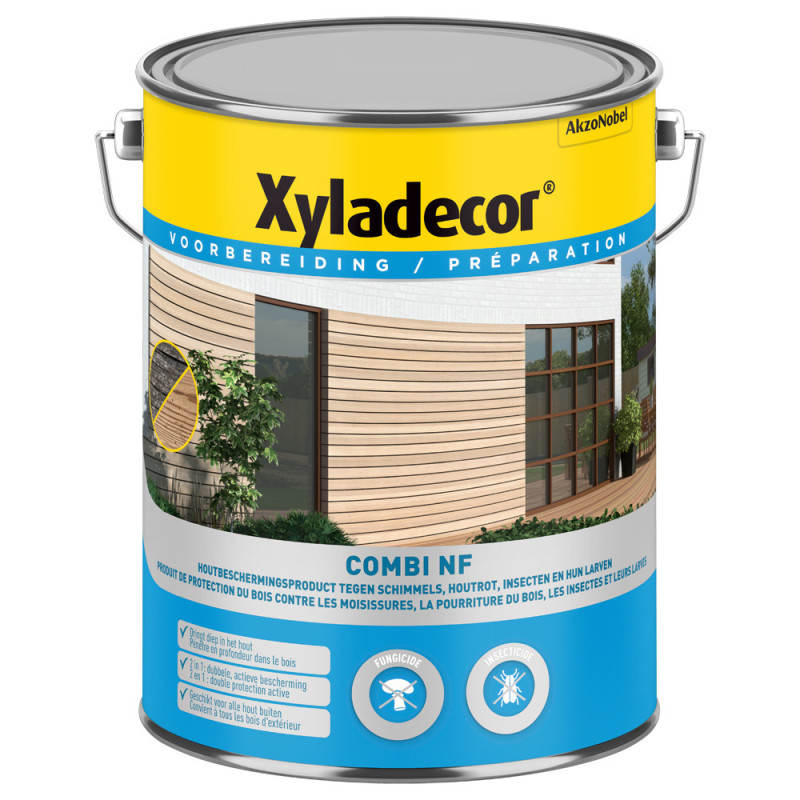 Lasure pour bois Combi NF 5 L XYLADECOR