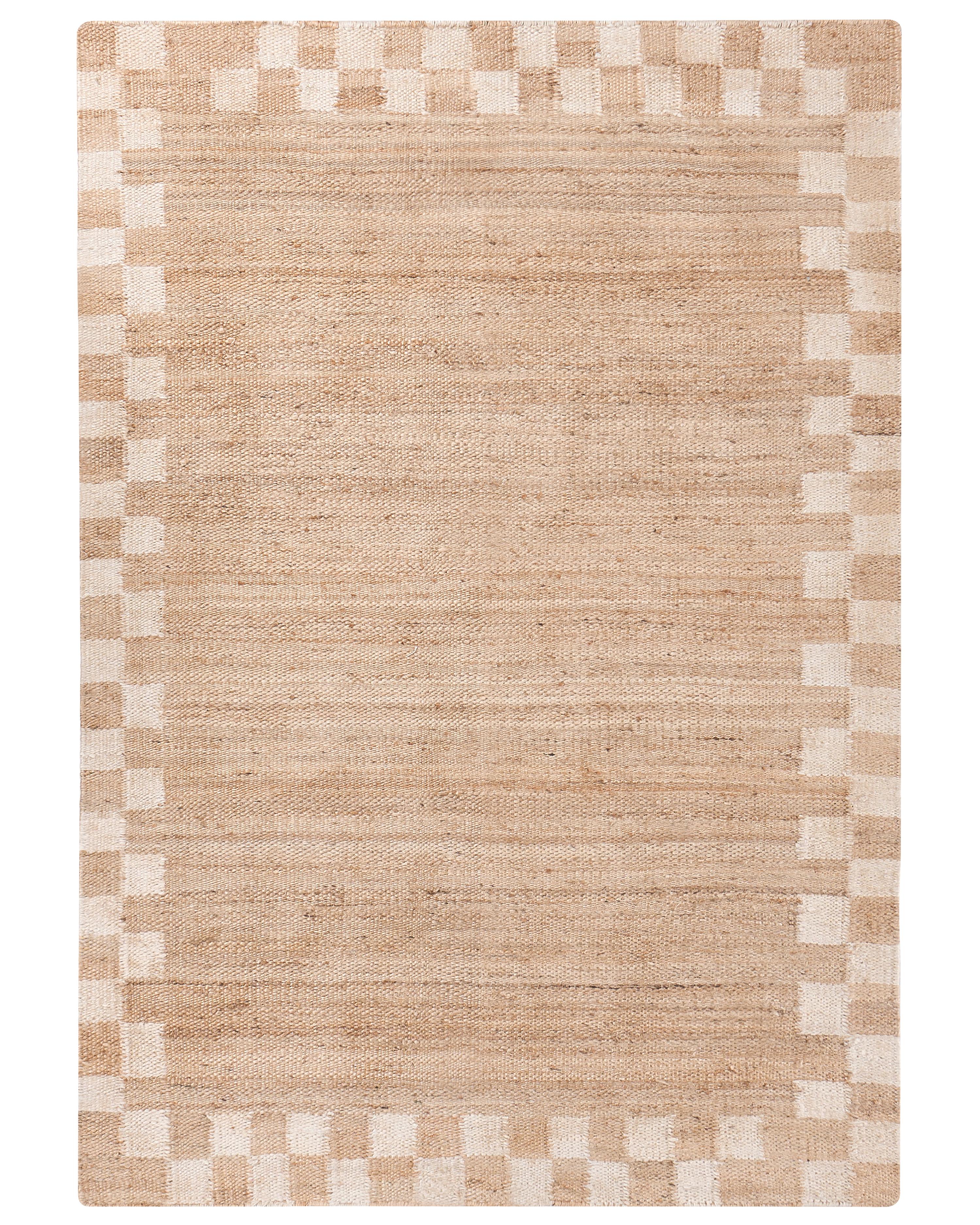 Rug BEED Light Beige 160 x 230 cm Jute