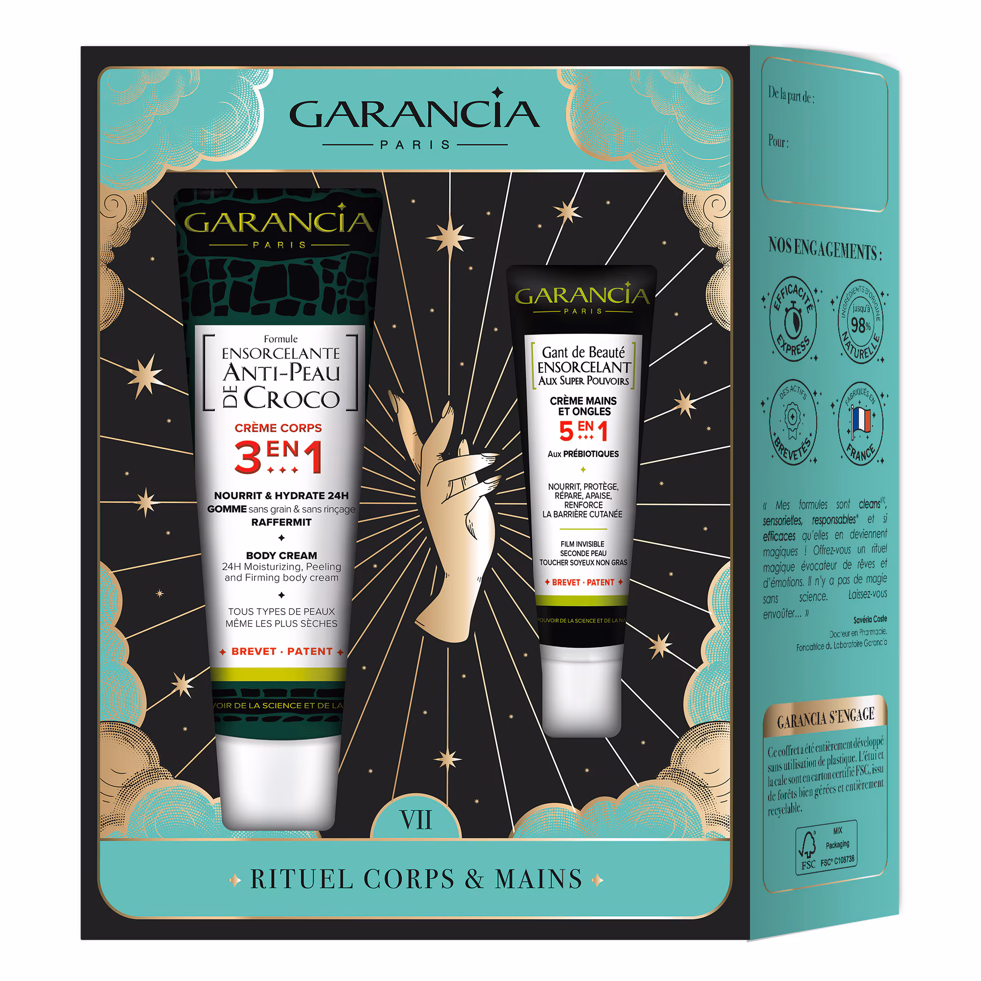 [ENSORCELANTE ANTI-PEAU DE CROCO]Coffret rituel hydratation corps