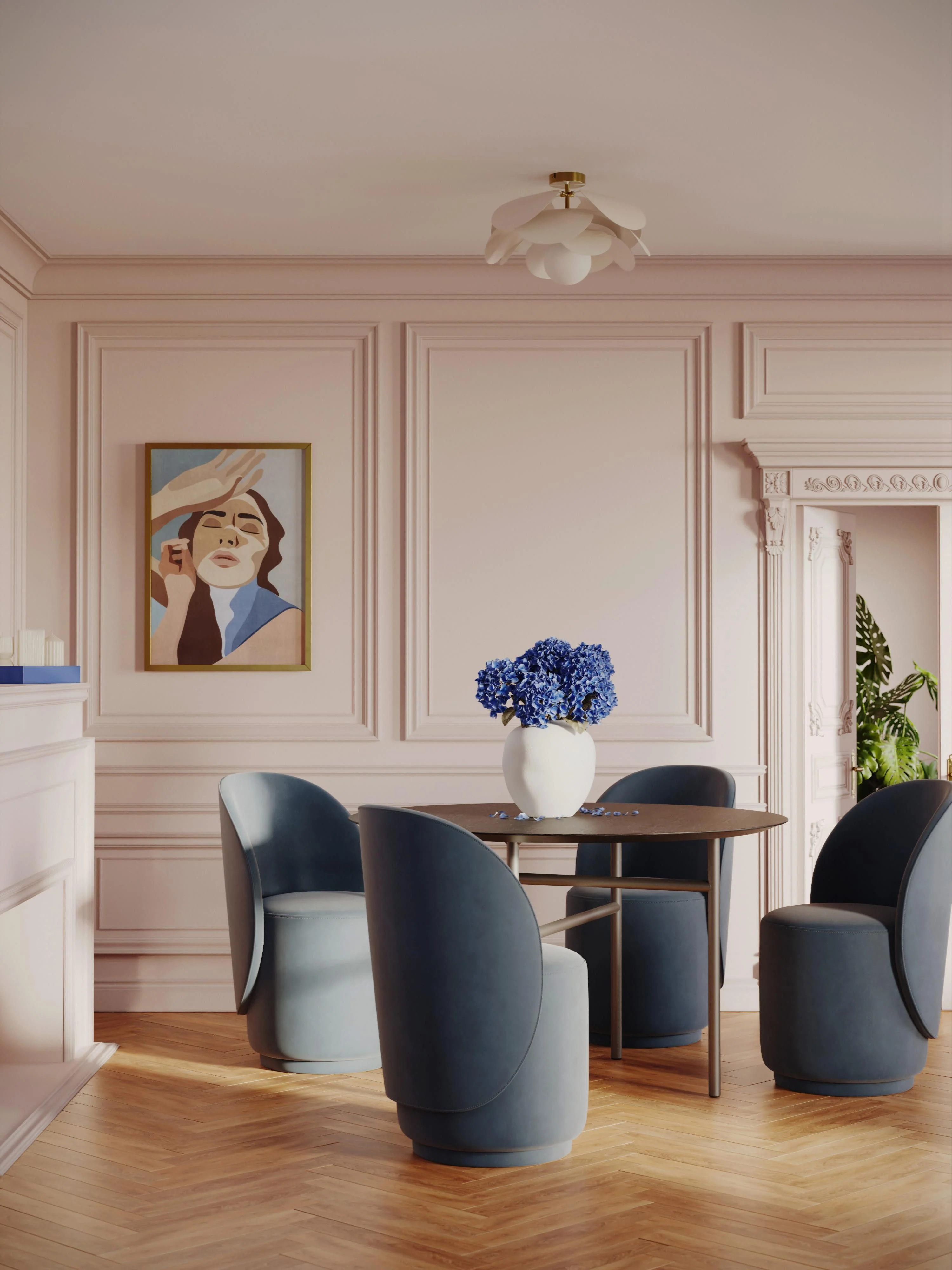 Design-Deckenleuchte Peony