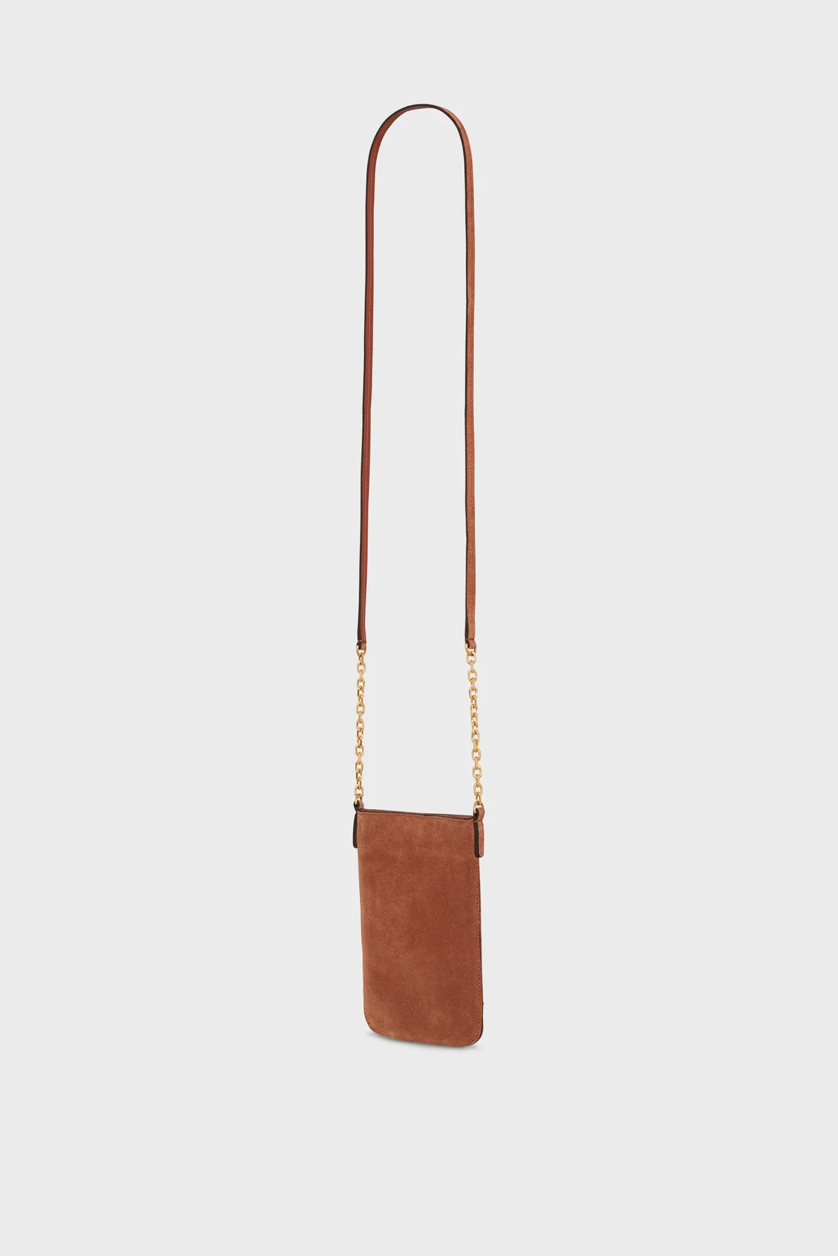 Porte téléphone en cuir velours - LE CHARLOTTE PHONE
