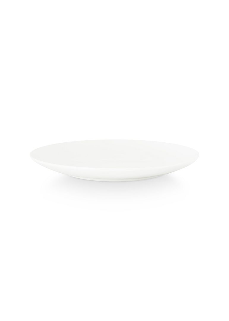 vtwonen Bord - Wit - Porselein - Ø 35.5cm