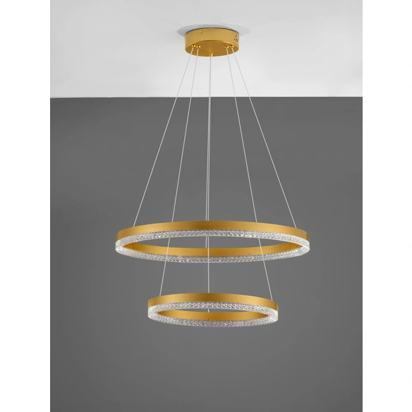 Pendelleuchte »Adria «, LED, 52 W, Höhe: 150 cm, goldfarben
