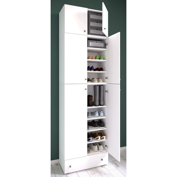 Schuhschrank »Lona«, BxHxL: 39 x 240 x 70 cm, Holzwerkstoff