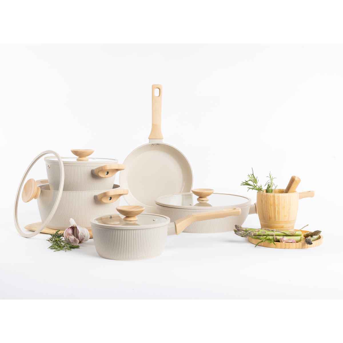 Trem de cozinha 5 peças AMY bege