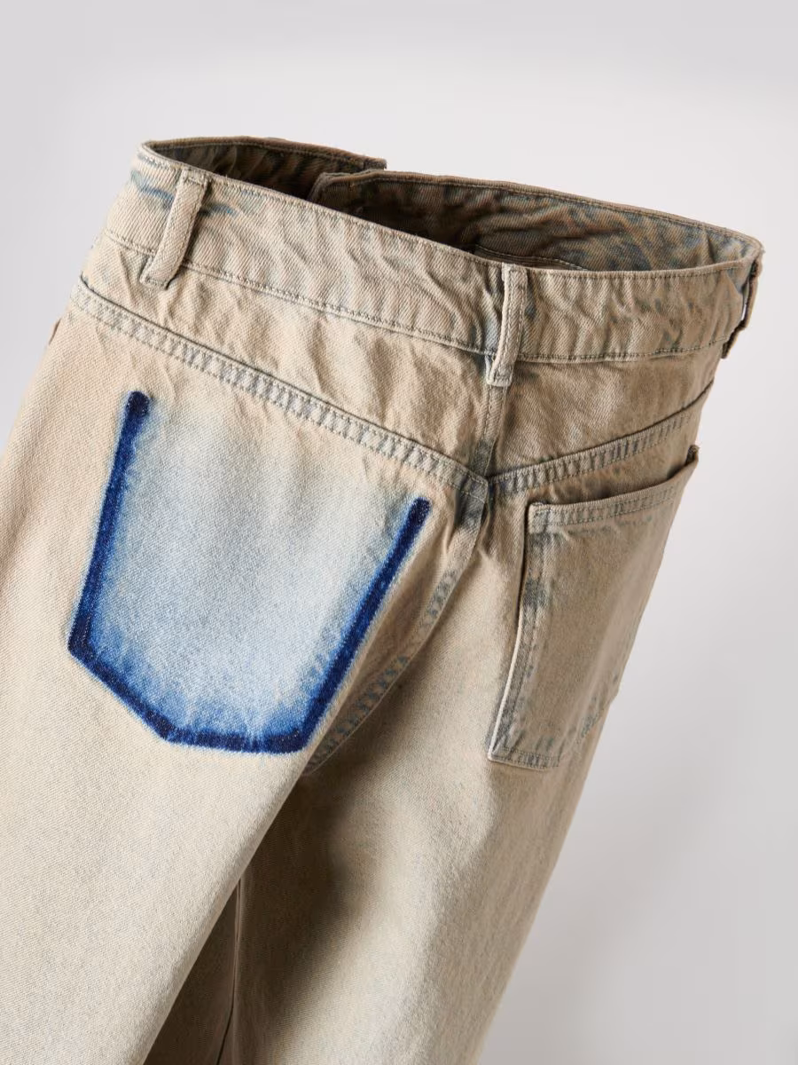 Distressed Denim Trousers