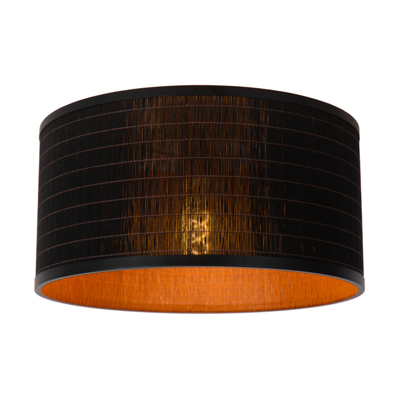 Plafonnier Taglog noir Ø 40 cm E27 40 W LUCIDE