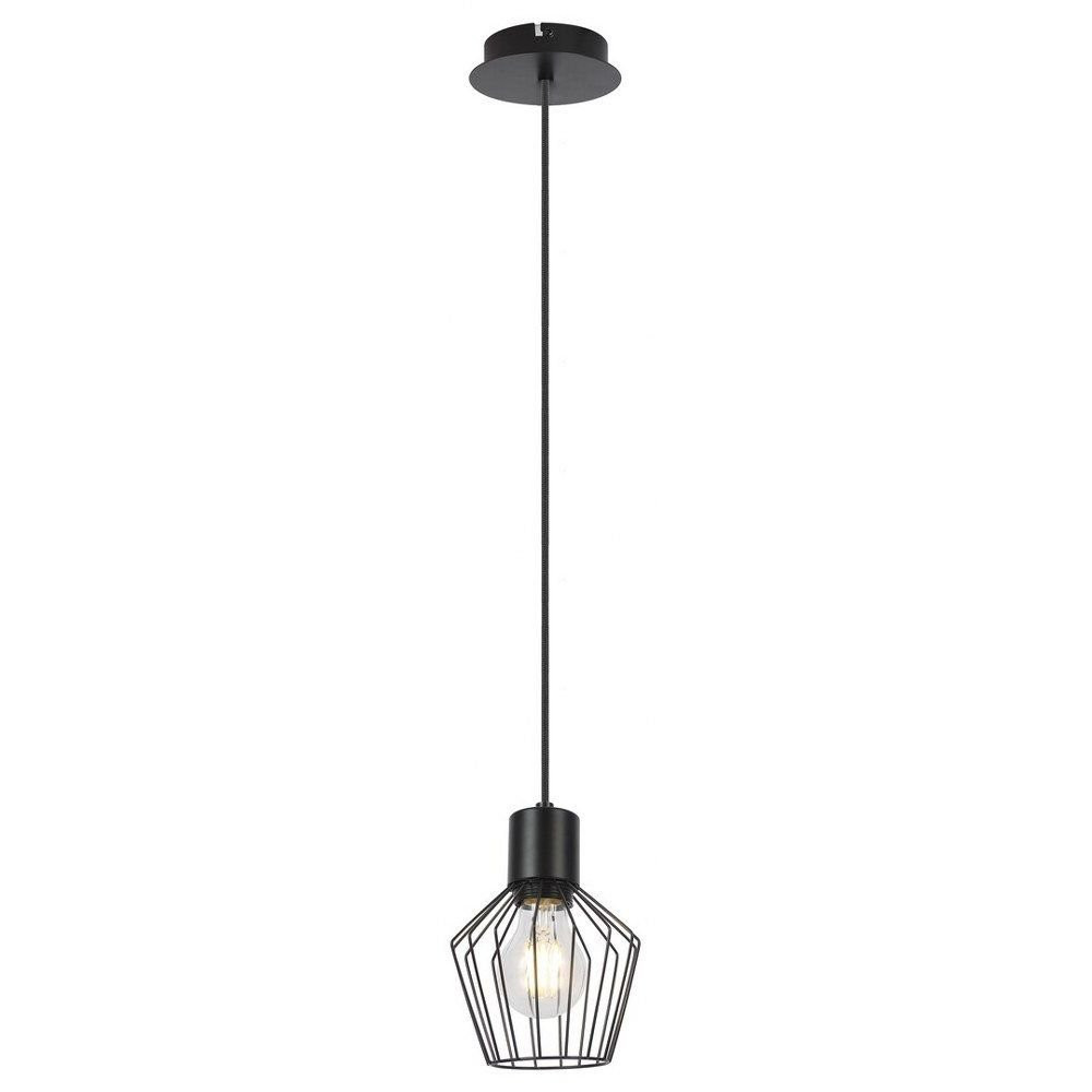 Lampa wisząca czarna Belano 1xE27x40W wym: 150x13x13 cm Rabalux