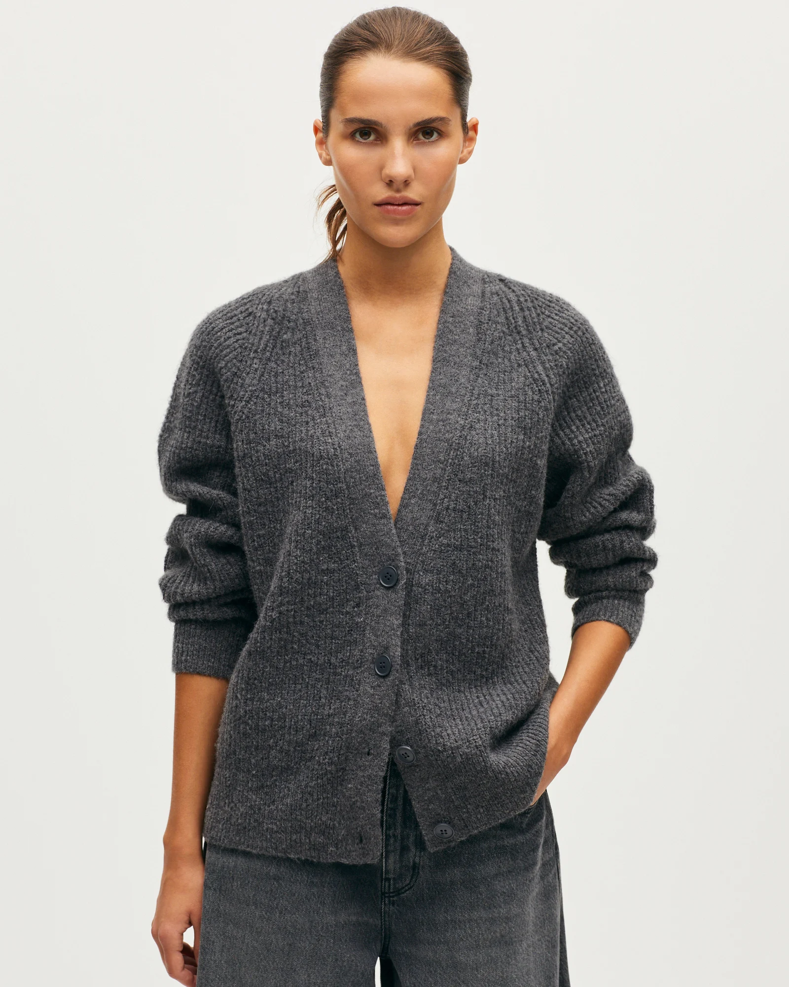 Cardigan col V