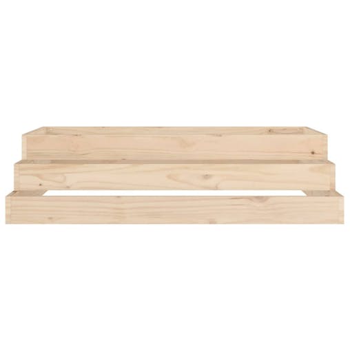 NNEVL Planter 110x110x27 cm Solid Wood Pine