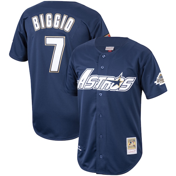 Craig Biggio Houston Astros Cooperstown Collection 1994 Authentic Jersey - Navy