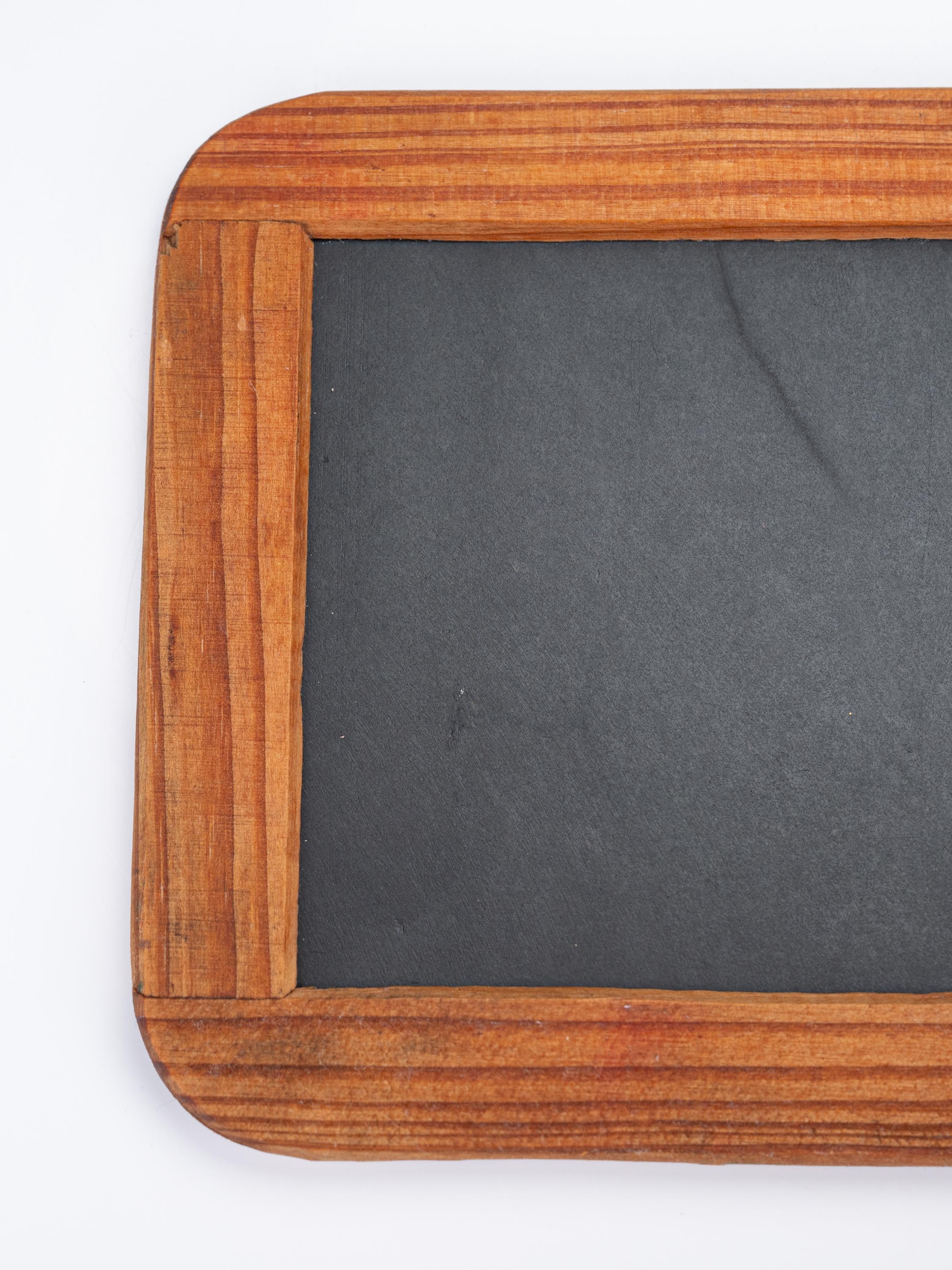 Small Double Sided Wood Frame Slate Chalkboard Schoolhouse Blackboard Portugal