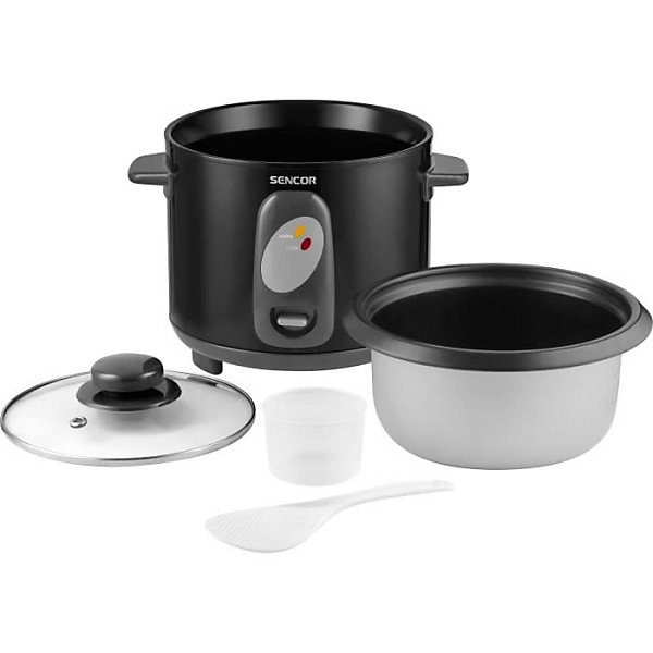 Cuiseur de Riz Electrique- SENCOR - SRM 1001BK - 400 W - 1 L - Noir
