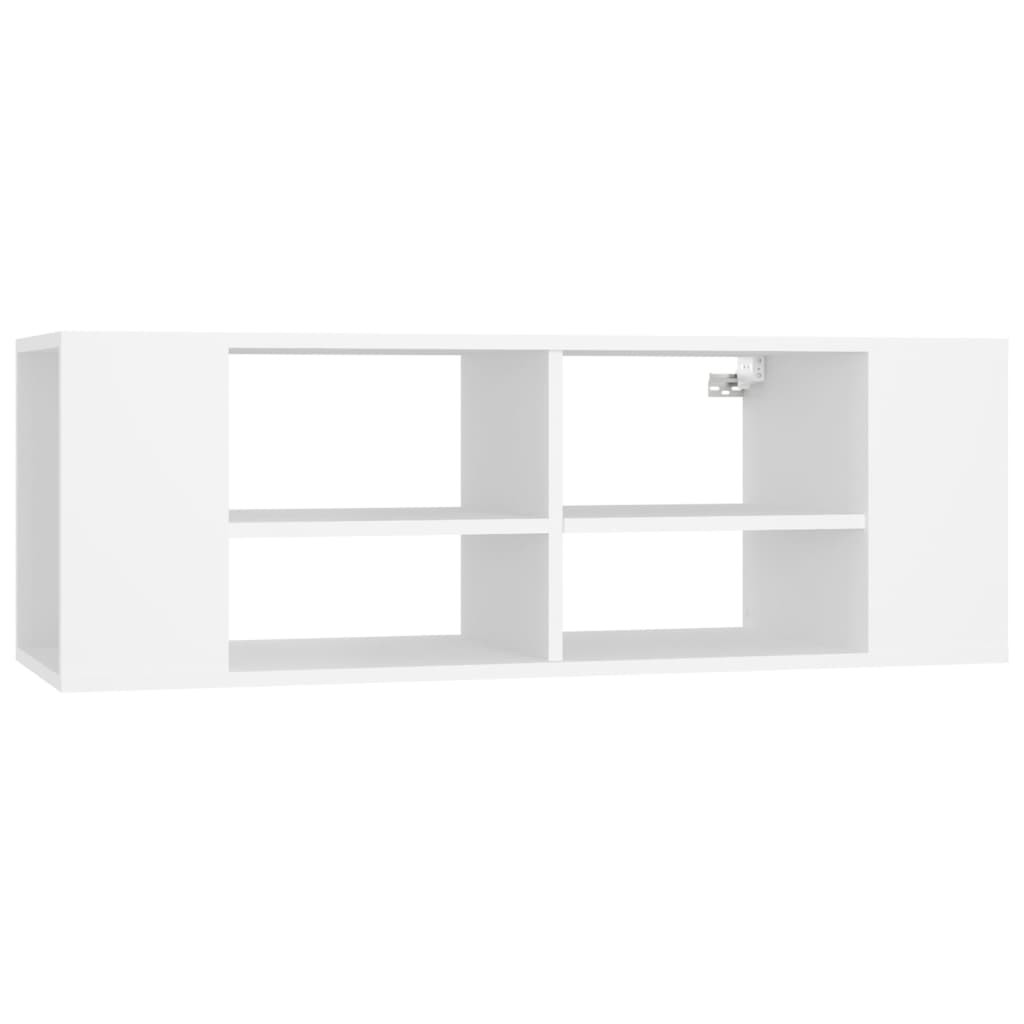 Szafka Pod Telewizor Biały Stolik Półka Szafka RTV102x35x35 cm