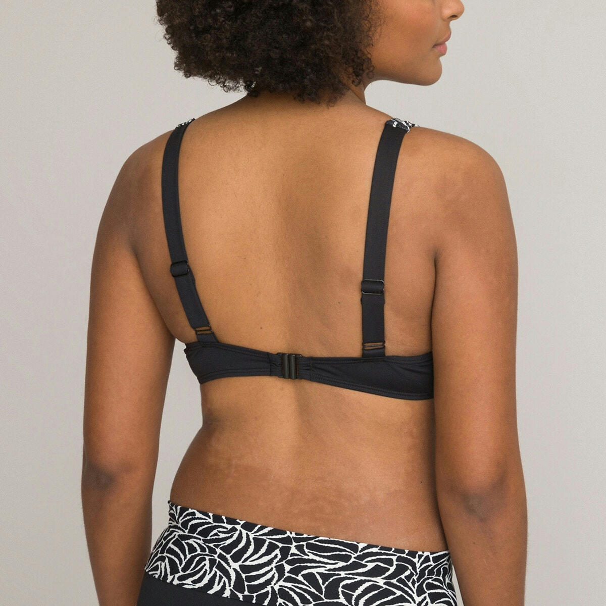 Haut de maillot de bain imprimé emboîtant