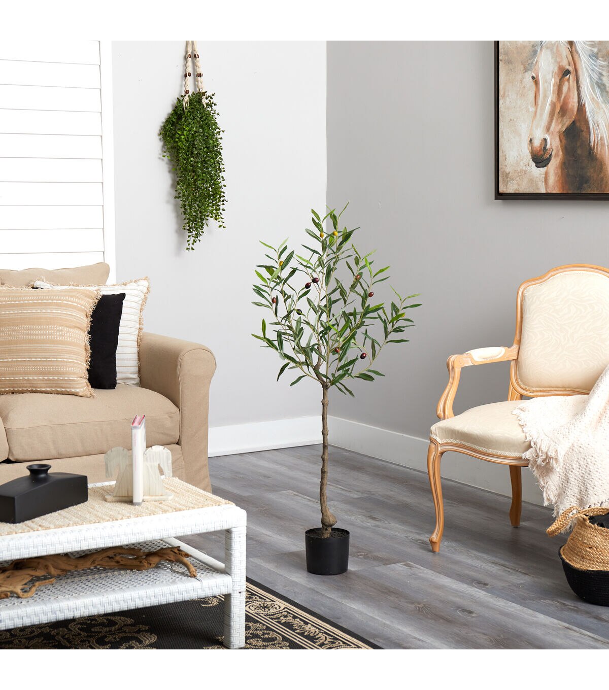 Nearly Natural 4ft. Olive Artificial Tree