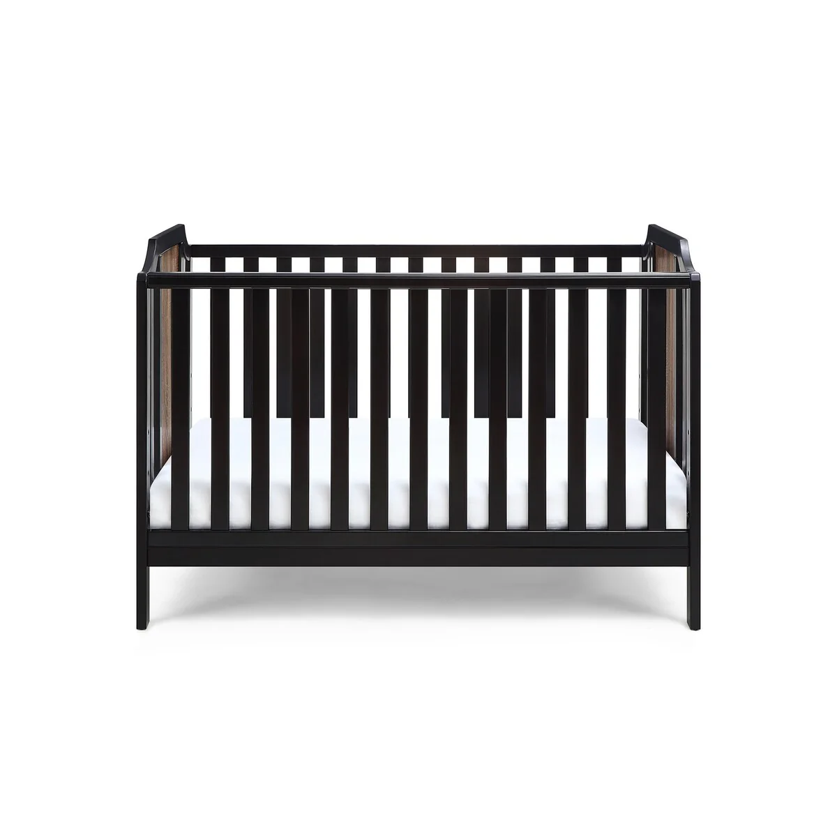 Suite Bebe Brees 3-in-1 Convertible Island Crib Black/Brownstone