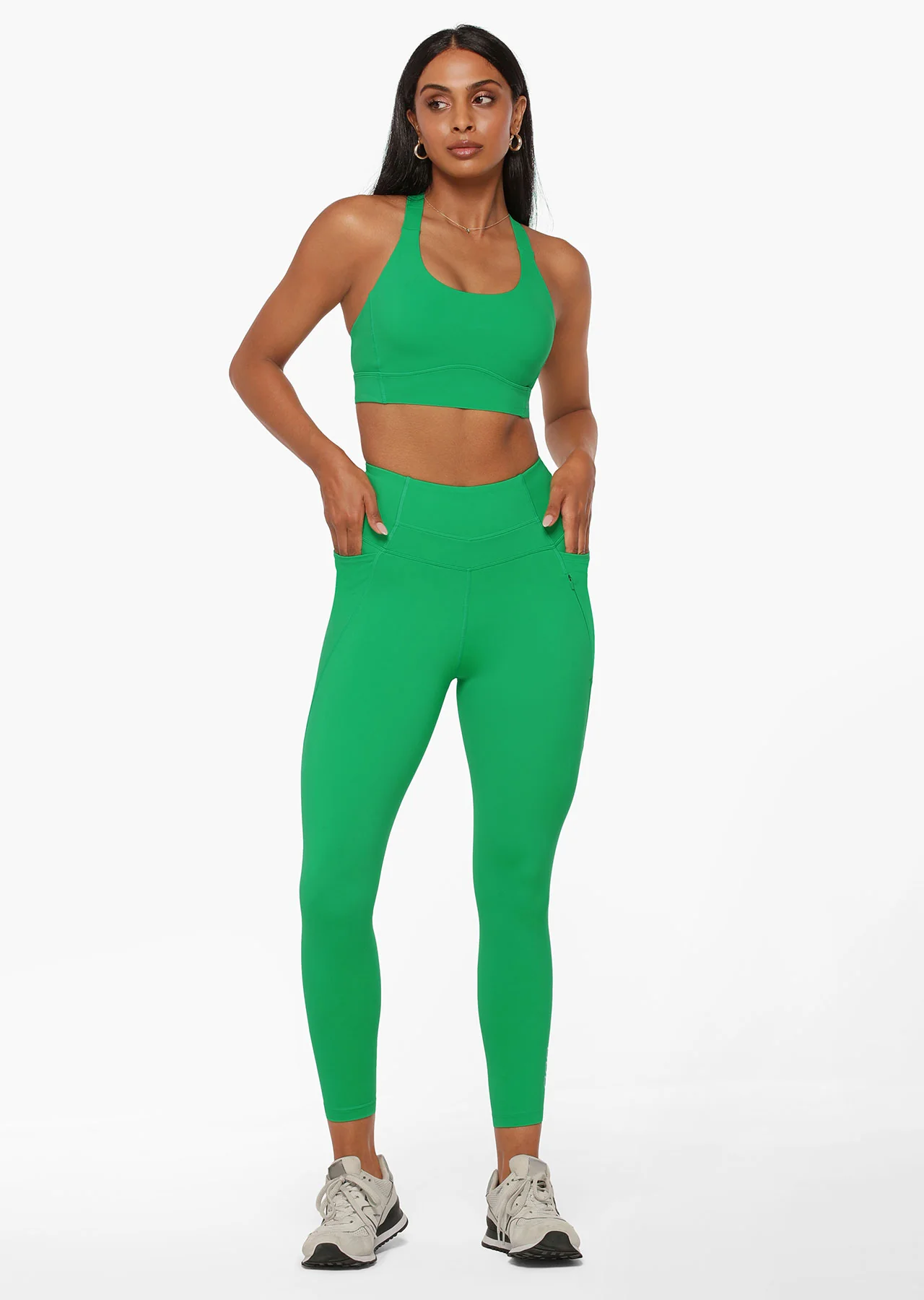 Zip Pocket Recycled Stomach Support Ankle Biter Leggings
