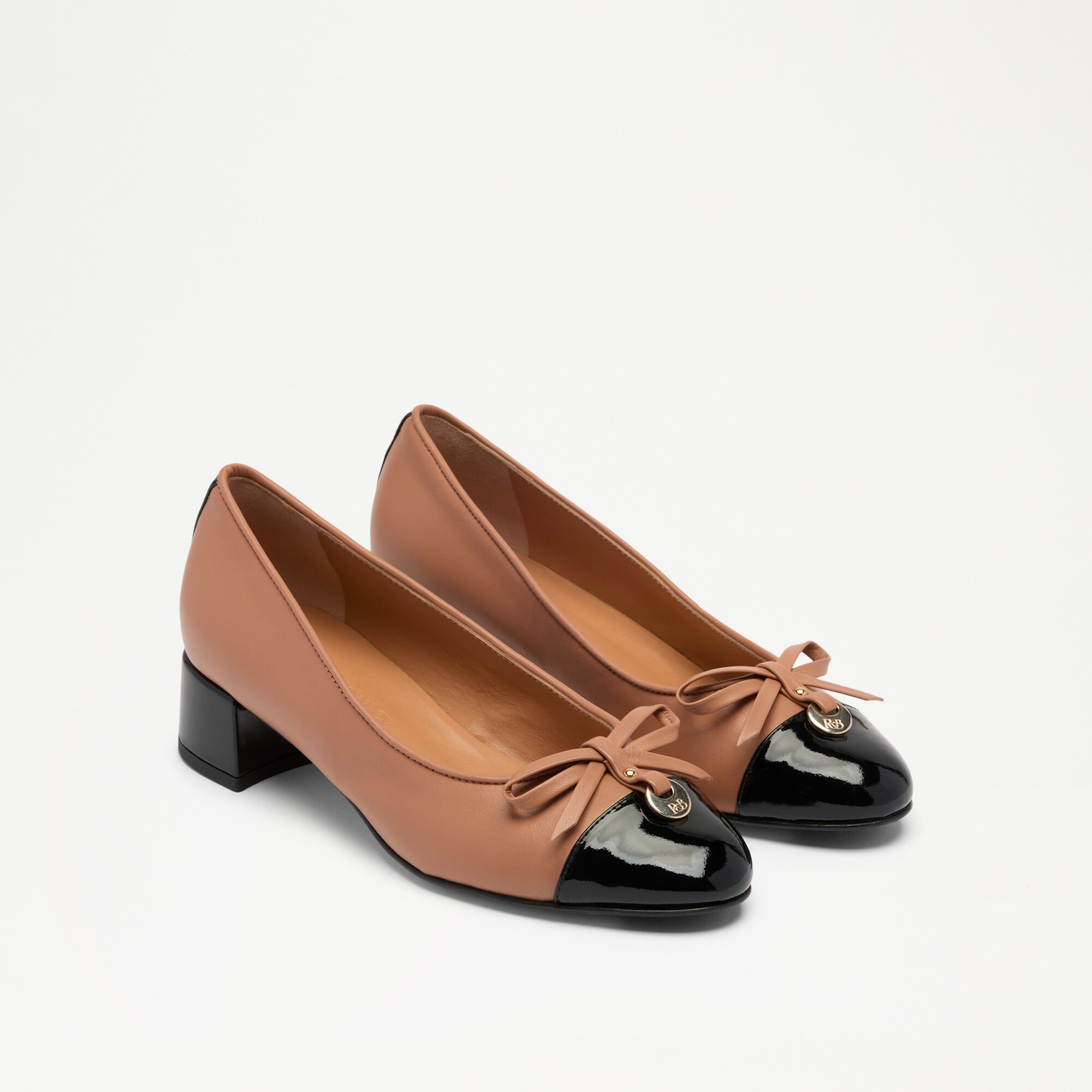 Charming MidBlock Heel Ballet Pump