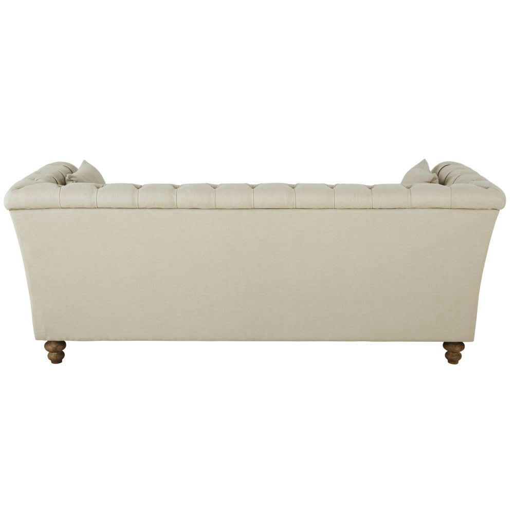 Lawrens - Canapé 3/4 places en lin