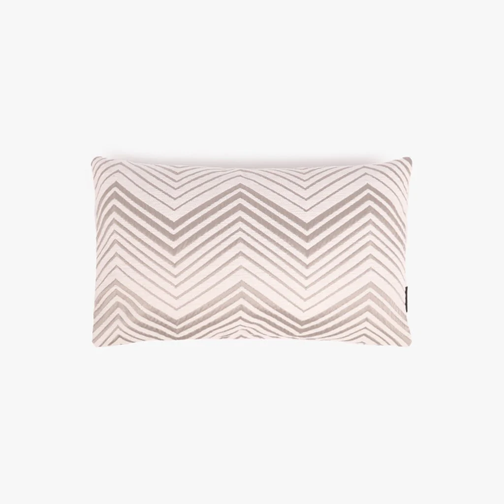 Capa de Almofada ZigZag Branco HERITAGE