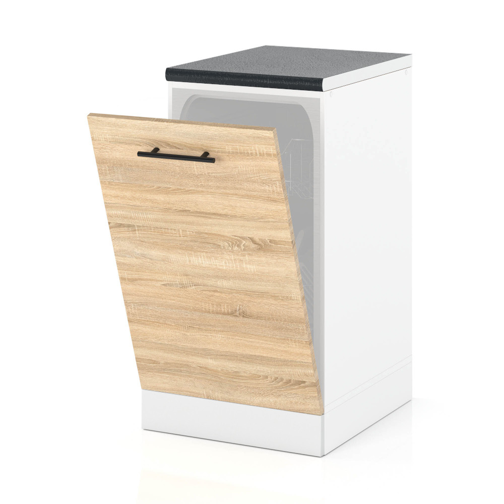 Front zabudowa zmywarki szafka 45cm spremium dąb sonoma