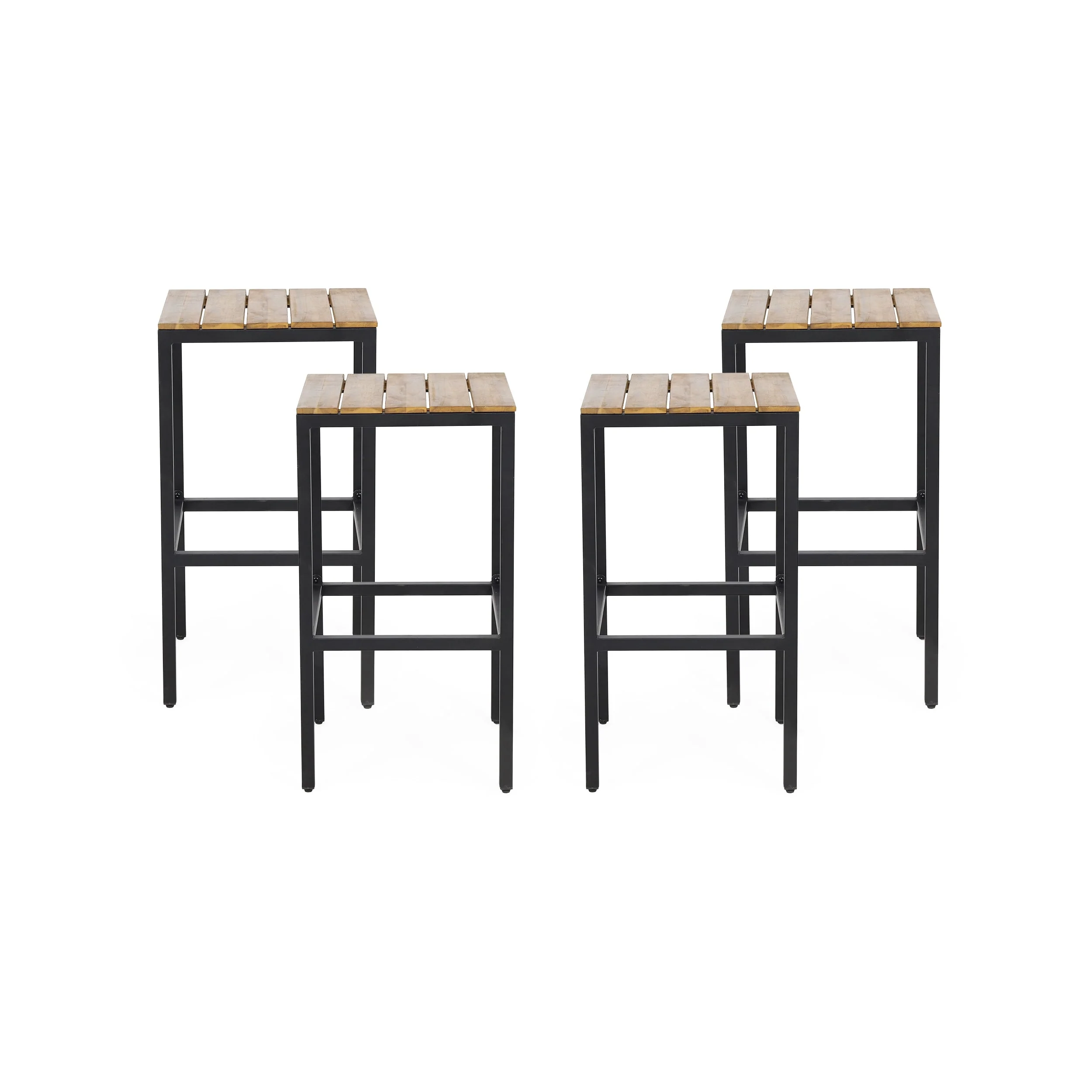 Carolina Acacia Wood Bar Stools by Christopher Knight Home