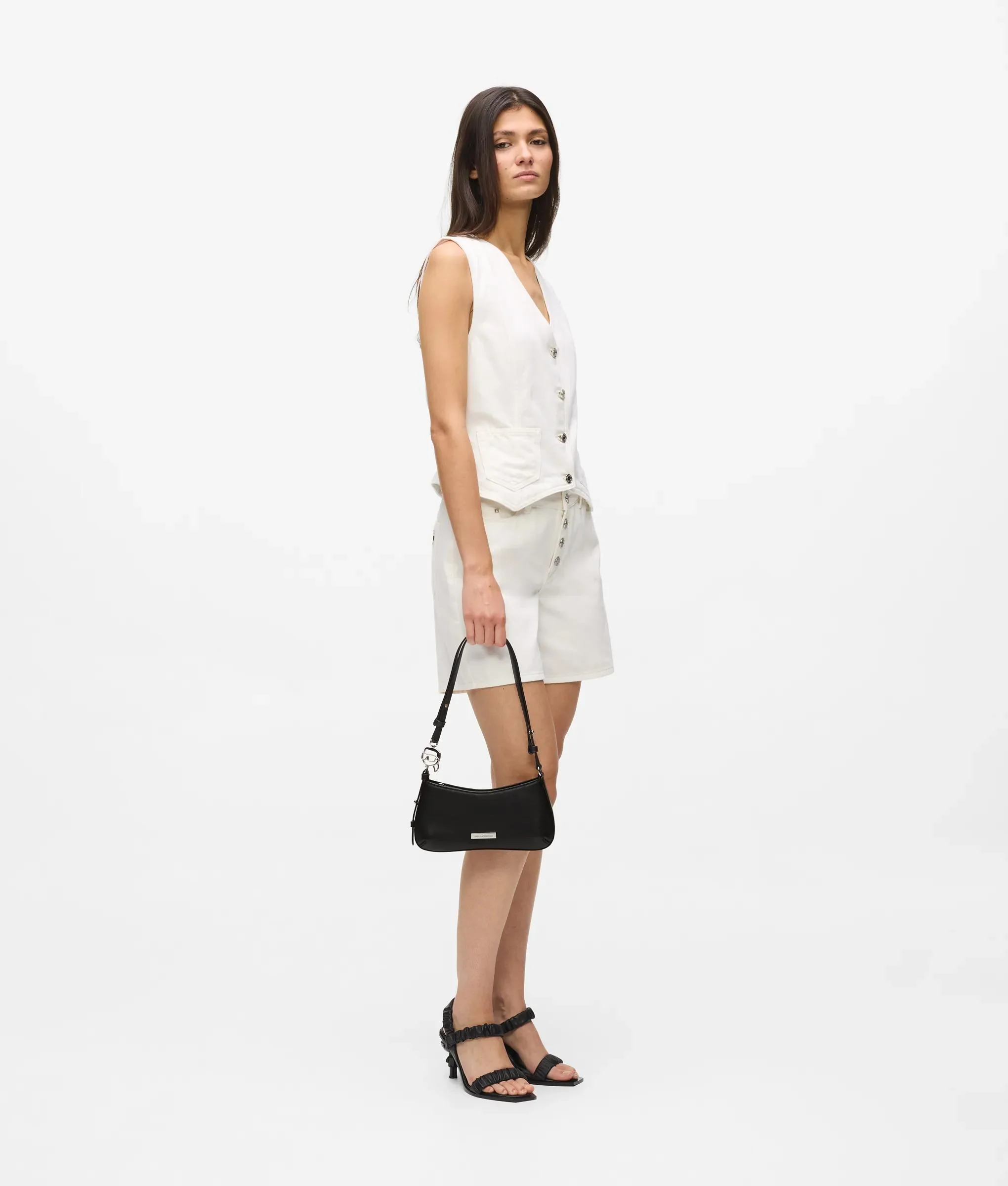 Mini sac porté épaule lisse Ikon