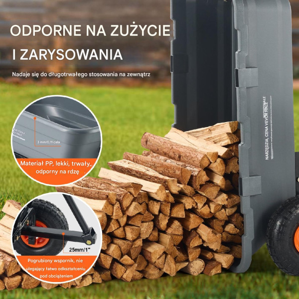 Wytrzymały Wózek Ogrodowy 272 kg